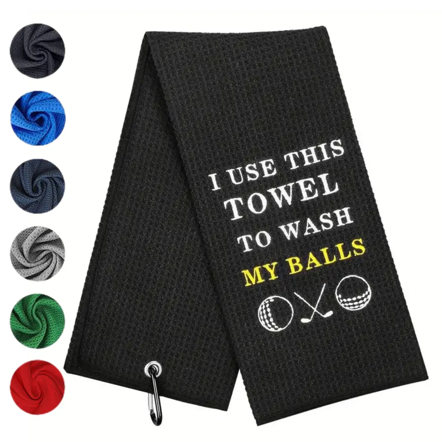 Golf Towel, Funny Slogan Golf Towel, Golf Accessories for Outdoor
