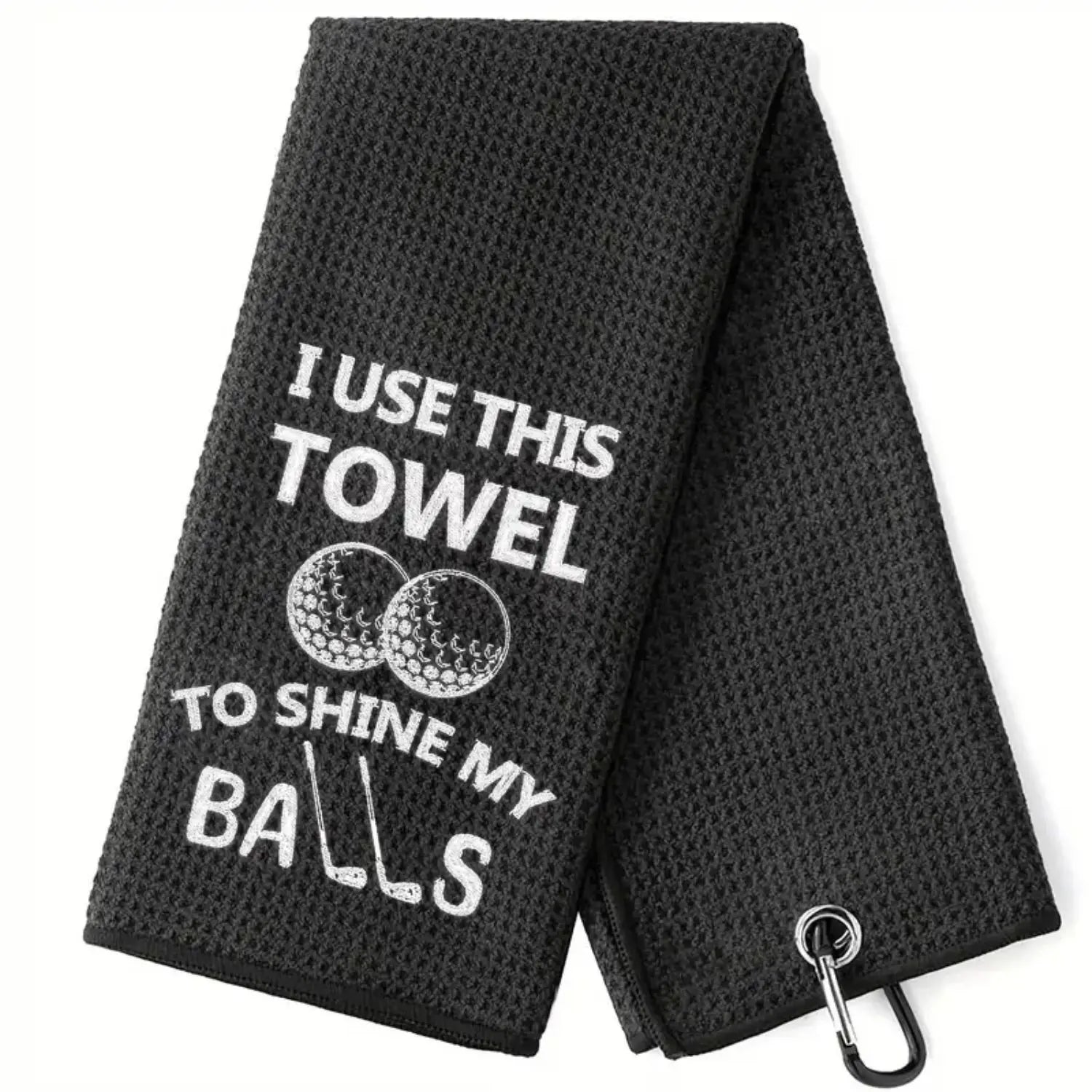 Golf Towel, Funny Slogan Golf Towel, Golf Accessories for Outdoor