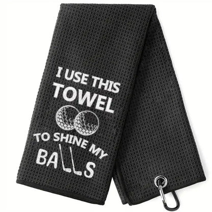 Golf Towel, Funny Slogan Golf Towel, Golf Accessories for Outdoor