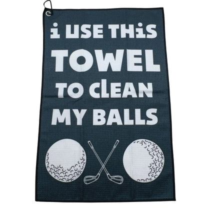 Golf Towel, Funny Slogan Golf Towel, Golf Accessories for Outdoor