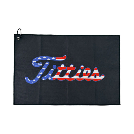 Titties Golf Towel – Microfiber Golf Bag Towel