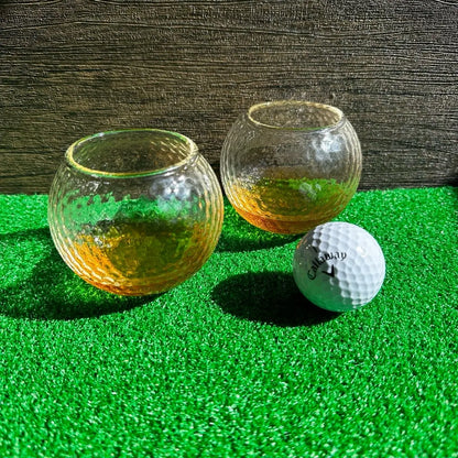 Personalized Golf Whiskey Glass Engraved with Initials - Stylized Golf Rocks Design for Golfer and Groomsmen, Ideal Gift for Father'S Day - Bottles