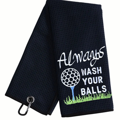 Golf Towel, Funny Slogan Golf Towel, Golf Accessories for Outdoor